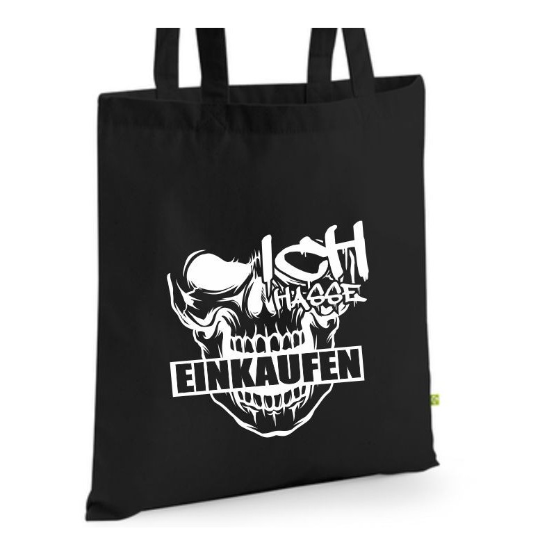 Bio Baumwolltasche Stoffbeutel Jute Tasche Einkaufen Shoppen Shopping Geschenk Wunschnamen Sprüche Namen bedruckt Textildruck