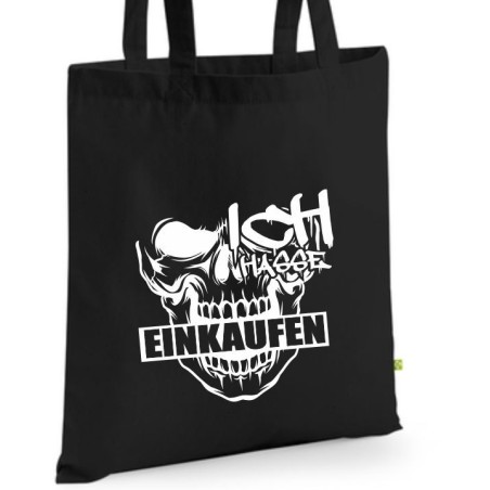 Bio Baumwolltasche Stoffbeutel Jute Tasche Einkaufen Shoppen Shopping Geschenk Wunschnamen Sprüche Namen bedruckt Textildruck