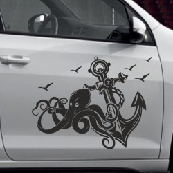 Aufkleber SET Auto Car Tattoo Style Seiten Tribal Dekor Pferd Gecko Power Blumen Ranke Fee Hexe Blumen Blüten Gecko Farbe
