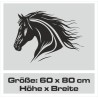 Aufkleber Auto Pferd Fohlen Stute Hengst Hufeisen Glück Spruch Dekor Stall Pferdehof Reiten Sport Familie Pony Sticker