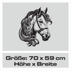 Aufkleber Auto Pferd Fohlen Stute Hengst Hufeisen Glück Spruch Dekor Stall Pferdehof Reiten Sport Familie Pony Sticker
