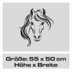 Aufkleber Auto Pferd Fohlen Stute Hengst Hufeisen Glück Spruch Dekor Stall Pferdehof Reiten Sport Familie Pony Sticker