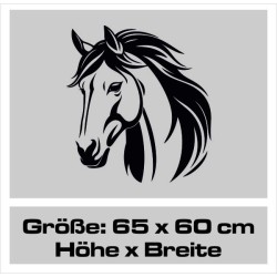 Aufkleber Auto Pferd Fohlen Stute Hengst Hufeisen Glück Spruch Dekor Stall Pferdehof Reiten Sport Familie Pony Sticker