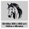 Aufkleber Auto Pferd Fohlen Stute Hengst Hufeisen Glück Spruch Dekor Stall Pferdehof Reiten Sport Familie Pony Sticker