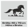 Aufkleber Auto Pferd Fohlen Stute Hengst Hufeisen Glück Spruch Dekor Stall Pferdehof  Sport Familie Pony Kinder Pferdeanhänger