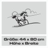 Aufkleber Auto Pferd Fohlen Stute Hengst Hufeisen Glück Spruch Dekor Stall Pferdehof  Sport Familie Pony Kinder Pferdeanhänger