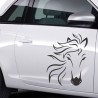 Aufkleber Auto Pferd Fohlen Stute Hengst Hufeisen Glück Spruch Dekor Stall Pferdehof  Sport Familie Pony Kinder Pferdeanhänger