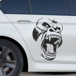 Aufkleber SET Auto Car Tattoo Style Seiten Tribal Dekor Pferd Gecko Power Blumen Ranke Fee Hexe Blumen Blüten Gecko Farbe
