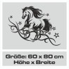 Aufkleber Auto Pferd Fohlen Stute Hengst Hufeisen Glück Spruch Dekor Stall Pferdehof  Sport Familie Pony Kinder Pferdeanhänger