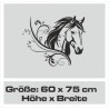 Wandaufkleber Aufkleber Wand Wandtattoo Tattoo Pferde Dekor Pferd Stute Pony Hengst Reiten Hof Sport Kids Hufeisen Glück Hof
