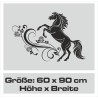 Wandaufkleber Aufkleber Wand Wandtattoo Tattoo Pferde Dekor Pferd Stute Pony Hengst Reiten Hof Sport Kids Hufeisen Glück Hof