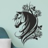 Wandaufkleber Aufkleber Wand Wandtattoo Tattoo Pferde Dekor Pferd Stute Pony Hengst Reiten Hof Sport Kids Hufeisen Glück Hof