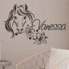 Wandaufkleber Aufkleber Wand Wandtattoo Tattoo Pferde Dekor Pferd Stute Pony Hengst Reiten Hof Sport Kids Hufeisen Glück Hof