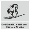 Wandaufkleber Aufkleber Wand Wandtattoo Tattoo Pferde Dekor Pferd Stute Pony Hengst Reiten Hof Sport Kids Hufeisen Glück Hof