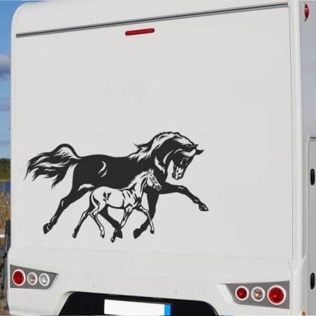 Aufkleber Wohnmobil Wohnwagen Reise Camping Auto Reisemobil Möwe Meer Kompass Globus Strand Palme Urlaub Spruch Familie Zuhause