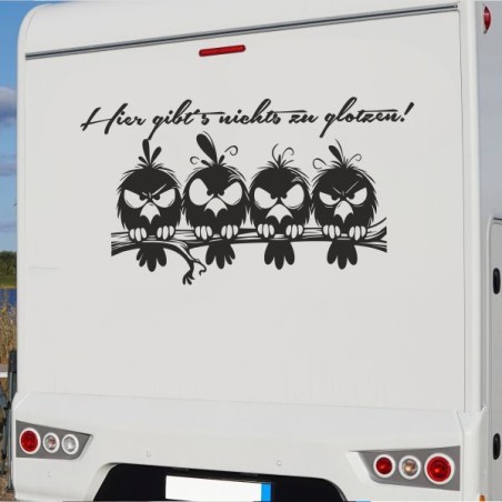 Aufkleber Wohnmobil Wohnwagen Reise Camping Auto Reisemobil Möwe Meer Kompass Globus Strand Palme Urlaub Spruch Familie Zuhause