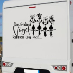 Aufkleber Wohnmobil Wohnwagen Reise Camping Auto Reisemobil Möwe Meer Kompass Globus Strand Palme Urlaub Spruch Familie Zuhause