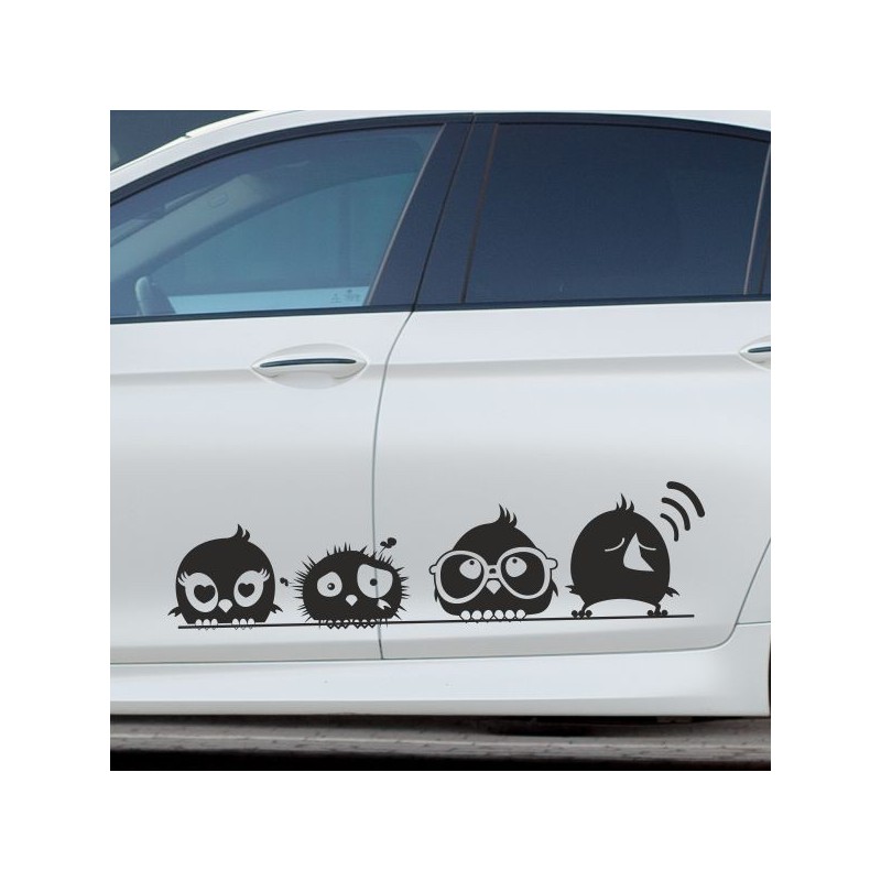 Aufkleber SET Auto Car Tattoo Style Seiten Tribal Dekor Pferd Gecko Power Blumen Ranke Fee Hexe Blumen Blüten Gecko Farbe
