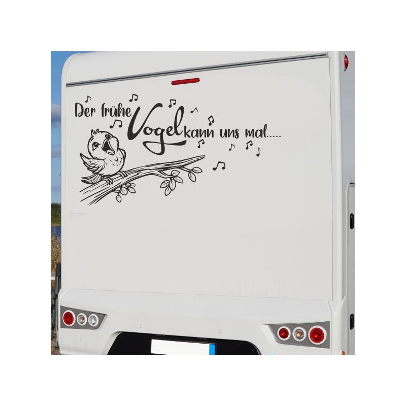 Aufkleber Wohnmobil Wohnwagen Reise Camping Auto Reisemobil Möwe Meer Kompass Globus Strand Palme Urlaub Spruch Familie Zuhause