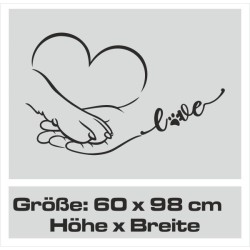 Wandaufkleber Wandtattoo Sprüche Vintage Sugar Skull Bulli Bus Familie Endlosschleife Mandala Buddha Drache Liebe Faultier