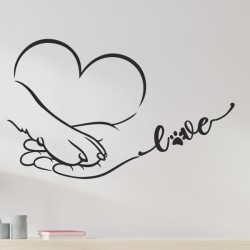 Wandaufkleber Wandtattoo Sprüche Vintage Sugar Skull Bulli Bus Familie Endlosschleife Mandala Buddha Drache Liebe Faultier