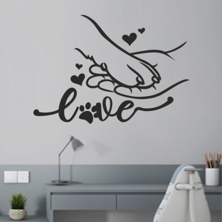 Wandaufkleber Wandtattoo Sprüche Vintage Sugar Skull Bulli Bus Familie Endlosschleife Mandala Buddha Drache Liebe Faultier