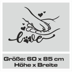 Wandaufkleber Wandtattoo Sprüche Vintage Sugar Skull Bulli Bus Familie Endlosschleife Mandala Buddha Drache Liebe Faultier