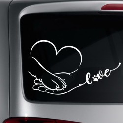 Aufkleber Auto Heckscheibe Car Tattoo Style La Familia Pferd Pferde Gecko Sprüche Power Blumen Ranke Fee Hexe Faultier Kolben