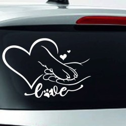 Aufkleber Auto Heckscheibe Car Tattoo Style La Familia Pferd Pferde Gecko Sprüche Power Blumen Ranke Fee Hexe Faultier Kolben