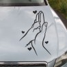 Aufkleber Auto Motorhaube Car Style Tuning Drache Tribal Dekor Rosen Blumen Schmetteringe Tattoo´s Fun Comic Flower Tiere