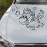 Einhorn Aufkleber Tattoo Sticker Unicorn Sternenstaub Glitzer Prinz Luftballon Herz Liebe Glitzer Sterne Staub Magie Glück