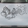Einhorn Aufkleber Tattoo Sticker Unicorn Sternenstaub Glitzer Prinz Luftballon Herz Liebe Glitzer Sterne Staub Magie Glück