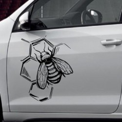 Aufkleber SET Auto Car Tattoo Style Seiten Tribal Dekor Pferd Gecko Power Blumen Ranke Fee Hexe Blumen Blüten Gecko Farbe