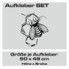 Aufkleber SET Auto Car Tattoo Style Seiten Tribal Dekor Pferd Gecko Power Blumen Ranke Fee Hexe Blumen Blüten Gecko Farbe