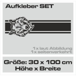 Aufkleber Pick UP Dodge Gelände Offroad Widder RAM Dekor Streifen Amerikanische Flagge Amerika BIG WHEEL Viper Seitenstreifen