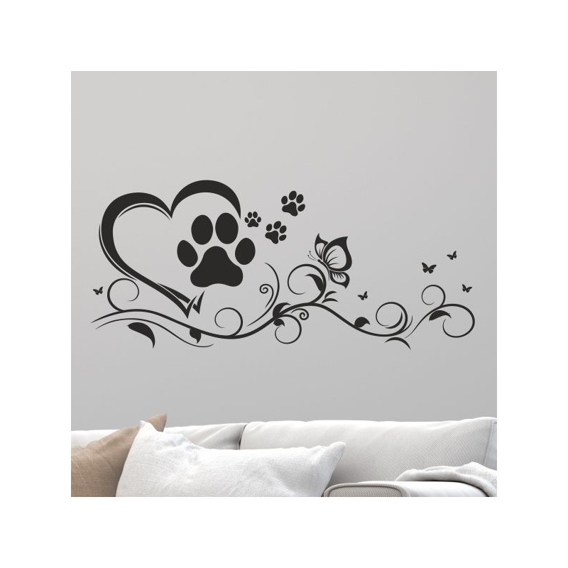 Wandaufkleber Wandtattoo Sprüche Vintage Sugar Skull Bulli Bus Familie Endlosschleife Mandala Buddha Drache Liebe Faultier