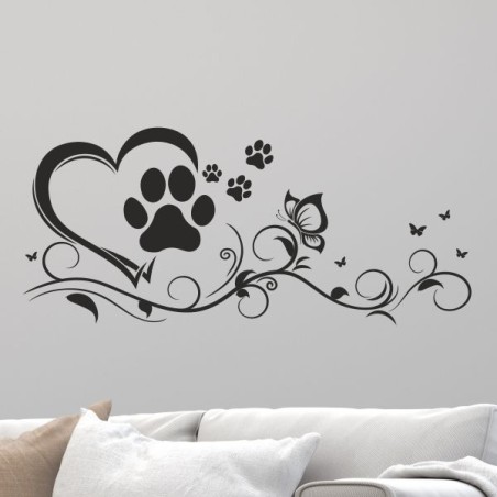 Wandaufkleber Wandtattoo Sprüche Vintage Sugar Skull Bulli Bus Familie Endlosschleife Mandala Buddha Drache Liebe Faultier