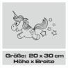 Einhorn Aufkleber Tattoo Sticker Unicorn Sternenstaub Glitzer Prinz Luftballon Herz Liebe Glitzer Sterne Staub Magie Glück