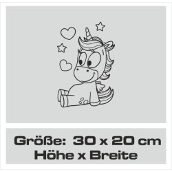 Einhorn Aufkleber Tattoo Sticker Unicorn Sternenstaub Glitzer Prinz Luftballon Herz Liebe Glitzer Sterne Staub Magie Glück