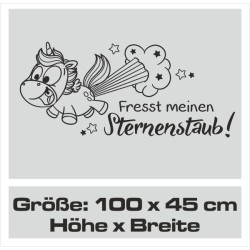 Einhorn Aufkleber Tattoo Sticker Unicorn Sternenstaub Glitzer Prinz Luftballon Herz Liebe Glitzer Sterne Staub Magie Glück