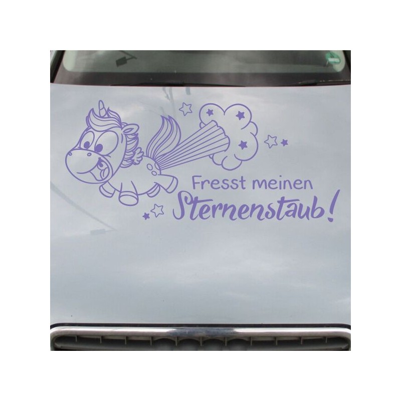 Einhorn Aufkleber Tattoo Sticker Unicorn Sternenstaub Glitzer Prinz Luftballon Herz Liebe Glitzer Sterne Staub Magie Glück