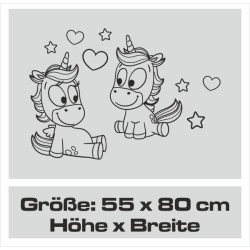 Einhorn Aufkleber Tattoo Sticker Unicorn Sternenstaub Glitzer Prinz Luftballon Herz Liebe Glitzer Sterne Staub Magie Glück