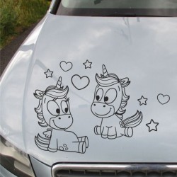 Einhorn Aufkleber Tattoo Sticker Unicorn Sternenstaub Glitzer Prinz Luftballon Herz Liebe Glitzer Sterne Staub Magie Glück