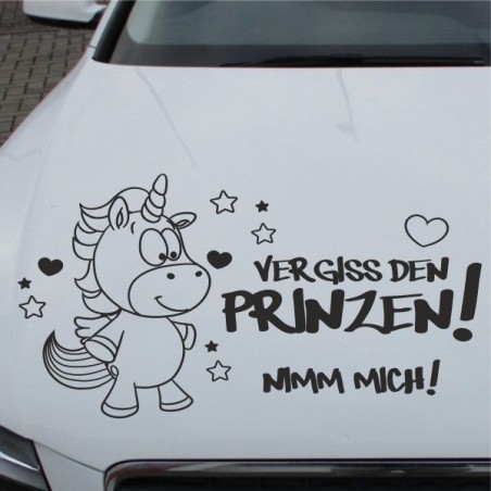 Einhorn Aufkleber Tattoo Sticker Unicorn Sternenstaub Glitzer Prinz Luftballon Herz Liebe Glitzer Sterne Staub Magie Glück