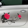 Aufkleber SET 2farbig Auto Seitendekor Tribal Car Style Blumen Gecko Landschaft Totenkopf Feder Vogel Rosen Tattoo Musik Strand