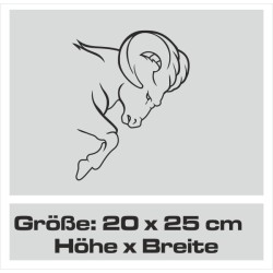 Aufkleber Pick UP Dodge Gelände Offroad Widder RAM Dekor Streifen Amerikanische Flagge Amerika BIG WHEEL Viper