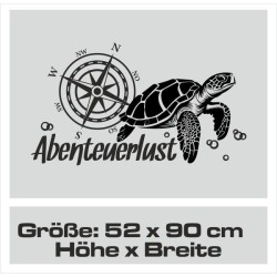 Aufkleber Wohnmobil Wohnwagen Reise Camping Auto Reisemobil Möwe Meer Kompass Globus Strand Palme Urlaub Spruch Familie Zuhause