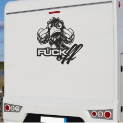 Aufkleber Wohnmobil Wohnwagen Reise Camping Auto Reisemobil Möwe Meer Kompass Globus Strand Palme Urlaub Spruch Familie Zuhause