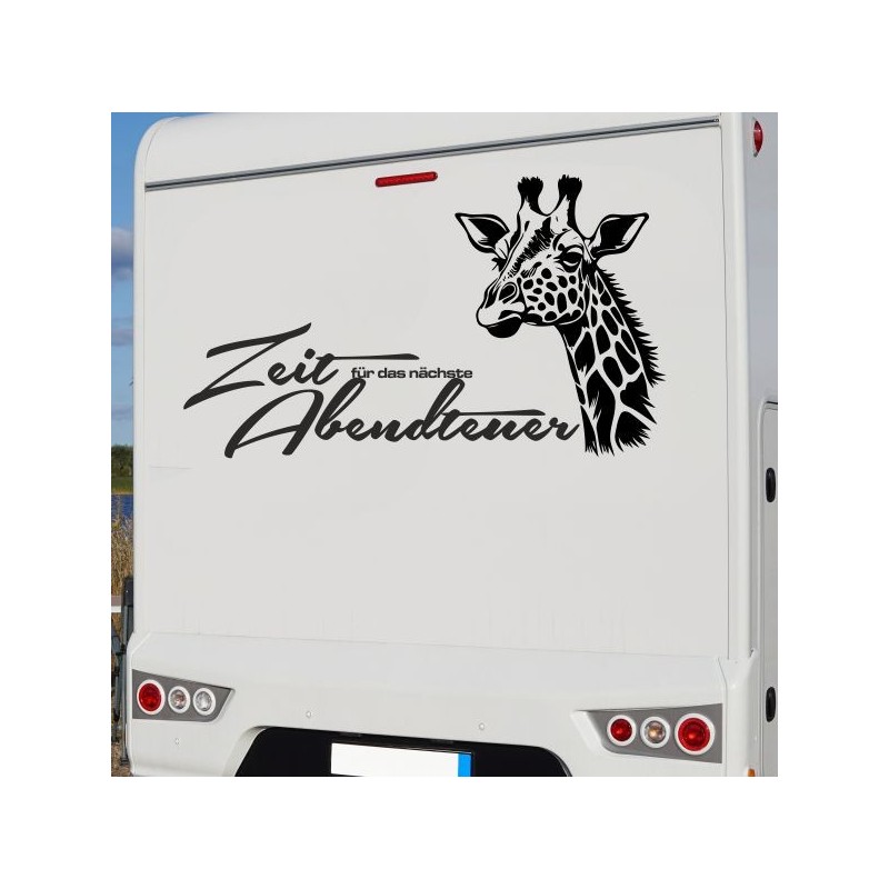 Aufkleber Wohnmobil Wohnwagen Reise Camping Auto Reisemobil Möwe Meer Kompass Globus Strand Palme Urlaub Spruch Familie Zuhause