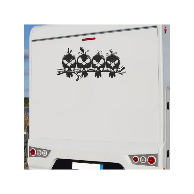 Aufkleber Wohnmobil Wohnwagen Reise Camping Auto Reisemobil Möwe Meer Kompass Globus Strand Palme Urlaub Spruch Familie Zuhause